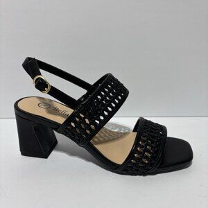 Bella Vita Women’s Xannon Black Slingback Sandals, Size 6.5 Wide